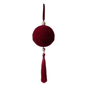 BAGUO Snowflake Elk Christmas Tree Ornaments Velvet DIY Christmas Lantern Decoration Delicate New Year Christmas Pendant Party Decoration