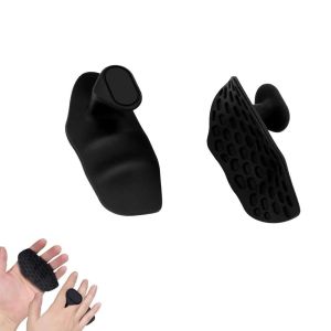 ✨Non-slip and scratch-resistant✨ Fitness Handle Anti-cocoon Non-slip Silicone Palm Protection/Silicone Pull-Up Grips Fingerless for Weightlifting Suitable for Gym Use and