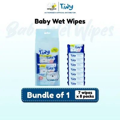 TINY Baby Wet Wipes (7 Wipes) - Bundle Of 1