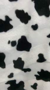 ผ้าขนสัตว์เทียม ชุด1 ลายวัว ลายม้าลายหนา2มิล 60”x1m.