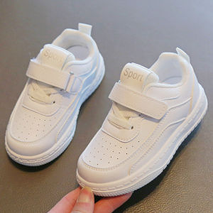 Size 21-38 Children White Shoes for Baby Boys Girls Sport Shoes School Running Shoes