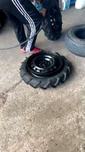 500-15 ยางใหม่แท้ ปี24ไม่หล่อดอกไม่ต้องใช้ยางใน หน้ากว้าง 5นิ้วสูง 63ซม.ผ้าใบ4 ชั้น ใส่สามล้อ รถไถเดินตามขนาดเล็ก อีแต๋น ราคาต่อ1เส้น