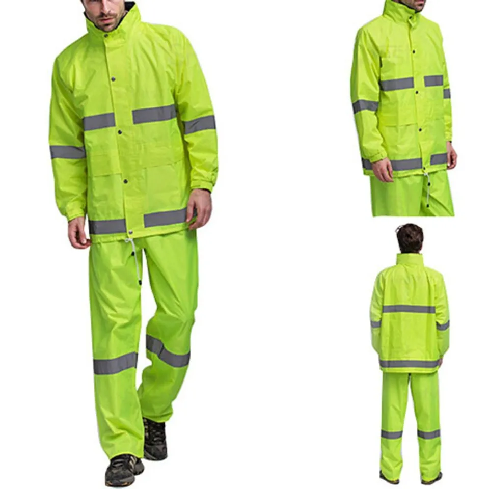 Willgard Nortrek WATERPROOF Heavy Duty High Visibility Rainwear RainGuard Waterproof Rain Gear Safety Jacket Pants