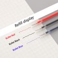 23pcs/set gel pen bullet signature pen ballpoint pen with refill black blue red ink 0.5mm school study stationery office supplies. 