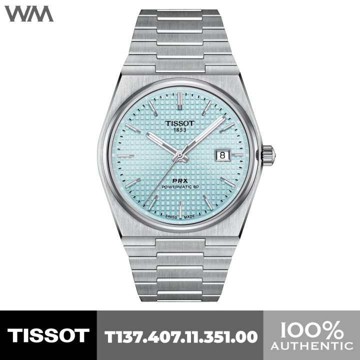 Tissot PRX Powermatic 80 Tiffany Ice Blue Stainless Steel