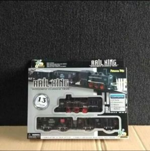 Mainan Anak Kereta Api Rail King 19 Pcs/13 pcs Mainan kereta 1 set besar rel panjang