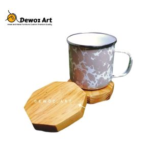 Wood coaster - Tatakan cangkir - Alas gelas unik - estetik