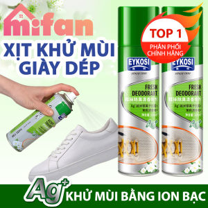 Chai Xịt Khử Mùi Giày EYKOSI 225 ml Hương Hoa Nhài - Công Nghệ ION Bạc Loại Bỏ Mùi Hôi Triệt Để Kháng Khuẩn - MIFAN