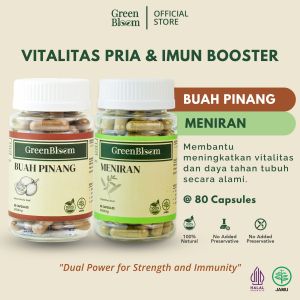 GreenBloom Kesehatan Pria & Imunitas - Buah Pinang + Meniran Stamina Pria & Daya Tahan Tubuh Herbal
