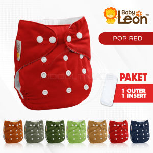 BABY LEON EFEKTIF Clodi Popok Kain Bayi Cloth Diaper WARNA + FREE INSERT BY-728 clodi popok kain celana Popok Bayi kain cuci ulang Popok Clodi cloth diapers BY-712