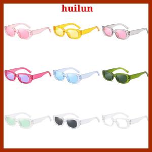 huilun Fashion Sunglasses Women Rectangle Shades Vintage Sun Glasses Men Designer Newest Female Eyewear Trendy Festival Party
