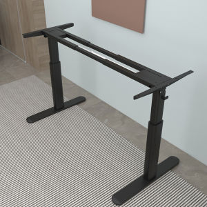 Mxtark Meja Standing Desk Elektrik Adjustable dengan Double-beam Metal Frame Retraktibel