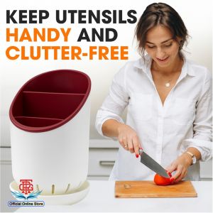 Cultery Holder Rak Tirisan Sendok Garpu Wadah Tempat Kotak Penyimpanan Alat Makan Pisau Sumpit Spatula Centong Nasi Kitchen Storage Organizer