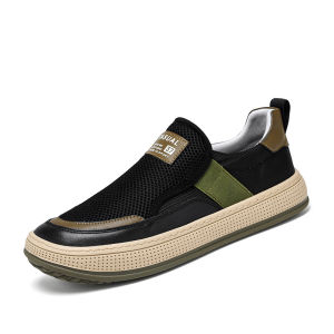 Sepatu Slip on Pria Trow 1191 Gaya Korea Sepatu Casual Sepatu Pria Keren Buat Gaya Tanpa Tali