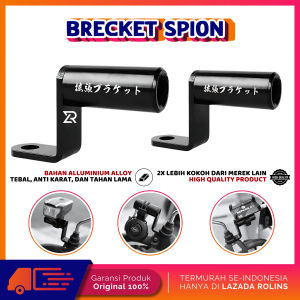 Bracket Braket Breket Jepit Dudukan Lampu Tembak Sorot LED Bar Stand Spion Motor