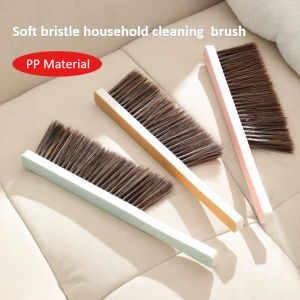 Sofa Carpet Sweeping Brush Long Handle Household Bedroom Cleaning Brush Soft Bristle Dusting Brush Desktop Clean