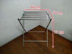 ราวตากผ้า ราวตากผ้าเช็ดตัวสแตนเลสพับได้ ราวตากผ้าขนหนูสแตนเลสพับได้ มีหลายขนาดให้เลือก