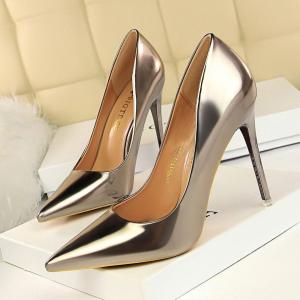 BIGTREE Fashion  4.12 Iinches High Heels for Women With Heels Pumps Ladies High Heeled Pointed WEDDING Shoes Large Size 34~43
