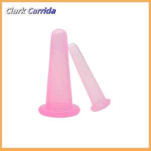 [Clark Carrida] 2Pcs Silicone Cupping Suction Can Vacuum Face Massage Cup Face Leg Arm Relaxation Household Health Care Facial Skin Lifting Tool