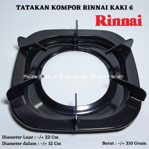 Tatakan Kompor Rinnai Kaki 6 Tebal