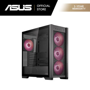 Asus TUF Gaming GT302 ARGB Case 4x 140mm High Airflow Fans Hidden-connector Motherboard Support