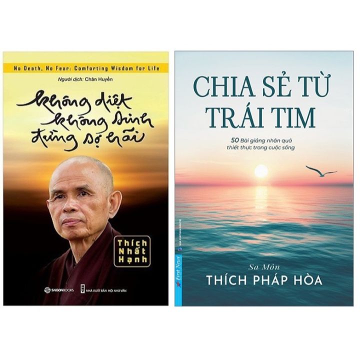 Sách - Bộ 2c: Không Diệt Không Sinh Đừng Sợ Hãi - Chia Sẻ Từ Trái Tim ...