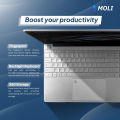 「Garansi Resmi 」AMOLI Pink / Hitam/ Silver Asli Baru Laptop gaming RAM 8GB + SSD 256GB 15.6"IPS Intel N4000 /N5095 Gratis Instalasi Windows 11 + office Tipis Dan Portabel desain grafis  hp laptop hp kunci sidik jari laptop. 