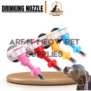 Drink Water Nozzle Pet Water Portable Pet Dog Cat Drinking Nozzle Feeder Dog Cage Cats Accessories