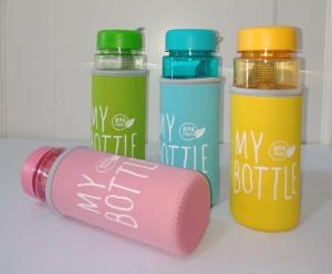 Botol Minum Air Warna My Bottle Colour Free Pouch Busa - My Bottle Colour Water Drinking Free Pouch - Random - Babamu
