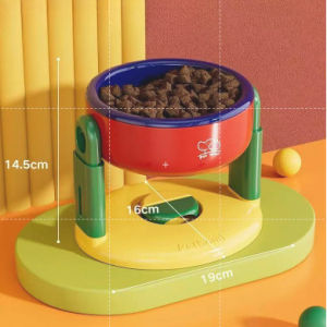 High adjustable cat bowls sucker suitable for dogs and cats Pet Bowl Adjustable Height Bottom Suction Cup Anti-slip Cat Bowl Dog Bowl Dog Cat Food Dispenser