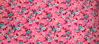 0018 🌸 Tên sản phẩm : Vải Thun Bông Hoa Nhí Co Giãn Tốt – Mềm Mịn – Khổ 1m6