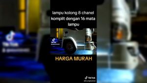 Lampu led sein panah 16 pcs modul kolong kanal bis bak truk kontainer komplit sudah dirangkai request panjang kabel langsung pasang running otomatis speed mode bisa manual sangat terang car