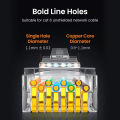 UGREEN 50/100pcs Cat 6 RJ45 Modular Plug for Network CAT6 LAN Professional CAT6 Network Cable Connector. 