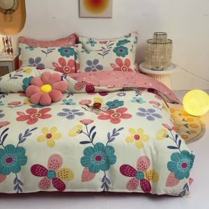 Youth Strawberry Bedding Set Four-Piece Bed Sheet Student Dormitory Single Three-Piece Quilt Cover Single Piece Purchase LZD