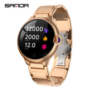 SANDA Sports Smart Watch Men women Fitness Tracker Heart Rate Monitor Smartwatch For IOS Android GPS Fashion Wrist Watch