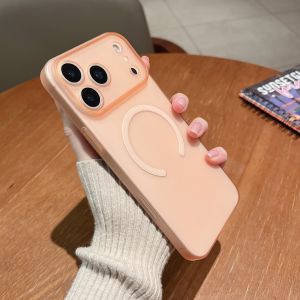 Luxury Ultra Thin Matte Translucent For Magsafe Case for iPhone 17 17Air 17Pro 17ProMax Magnetic Wireless Charge Hard PC Cover