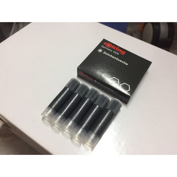 หมึกหลอด Ink Isograph ( สำหรับปากกา Rotring Isograph) จำนวน 1 กล่อง ...