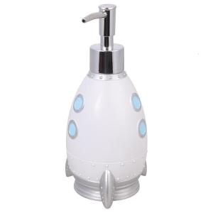 จรวดฐานที่มีความหนาและแข็งแรงขวดปั๊มเครื่องจ่ายสบู่เหลวเคลือบสำหรับห้องครัวห้องน้ำเครื่องจ่ายสบู่เหลวเติมได้400มล.