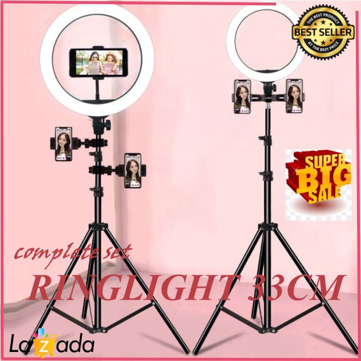 Complete set 33cm ring Light Mobile Phone Led Fill Light Anchor