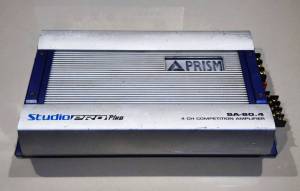 เพาเวอร์แอมป์ PRISM Studio ProPlus SA-80.4 รุ่นTop มือสอง สภาพดี สวยเดิม 4Ch. แนว SQ เสียงดี ฟังสบาย ระบายความร้อนดี