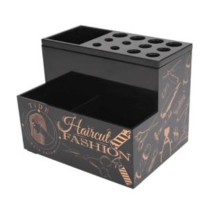 Barber Scissors Holder BoxHair Cutting Tool Case Barber Supplies Storage Box Salon Hairdressing Scissors Rack Holder