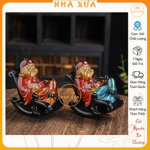 Tượng Trang Trí - Để Bàn Trà - Quản Gia Giữ Của Thần Tài - Đổi Màu Khi Đổ Nước Nóng