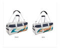 2023 New YONEX Badminton Bag One Shoulder Square Bag Large Capacity 219BT003U Blue White. 