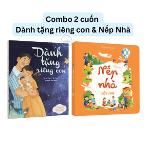 Combo Sách Thơ Ru Cho Bé 0-6 Tuổi: Đêm Ấm Dành Tặng Riêng Con Nếp Nhà Cho Con - Sách Thiếu Nhi Bìa Cứng Lionbooks