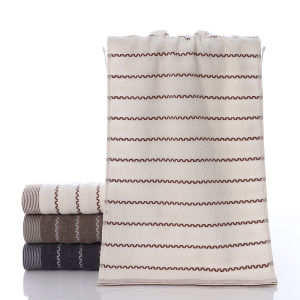 33*74 CM Towel Hand Towel High Quality Towel Wave Design Absorbent Towel Kitchen Towel Soft Thick Hand Face Towel Set