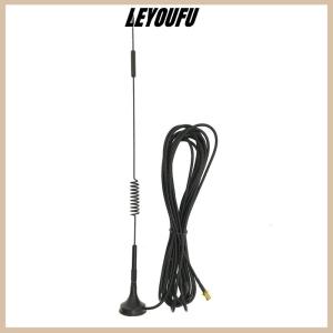 LEYOUFU 12dBi เสาอากาศแม่เหล็ก2G 3G 4G LTE TS9 SMA เสาอากาศเราเตอร์ภายนอก GSM ตัวผู้