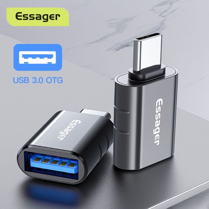 Essager Usb Type C Otg อะแดปเตอร์ Usb 30เป็น Usb C ชายแปลงสำหรับ S Amsung Xiaomi Mi Usb C หญิง 0814