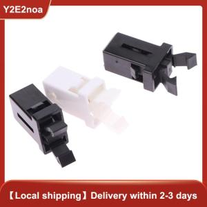 【Y2E2noa】 10pcs Trash Can Plastic Lock Self-Locking Switch Replacement Catch Compatible Touch Lid Bin Latch Black White Repair Clip