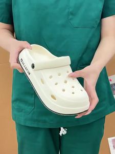 [Free Shipping] Nurse-Specific Clogs WomenS Style 2025 New Model Thick-Soled Non-Slip Odor-Resistant Suitable For Operating Rooms And Office Use