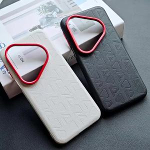 Applicable to Huawei pura80pro+ Phone Case Plain Leather pura80ultra Sleeve pura80 Printed New Style